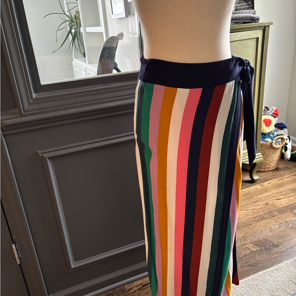 Boden Multicolor Striped Maxi Skirt